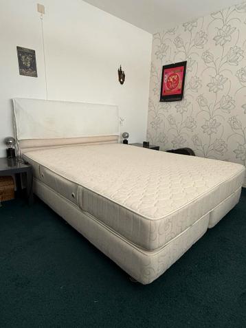 Boxspring 160x200 - off-white incl. Karlsson topper
