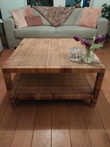 Salontafel rotan/riet