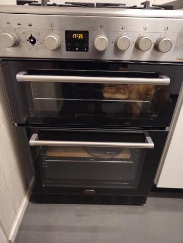 Belling gasfornuis met 2 ovens, hetelucht en grill