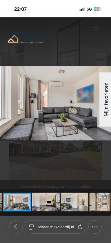 Gratis afhalen gebruikte hoekbank!