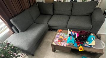 Grijze hoekbank - Vierpersoons of meer