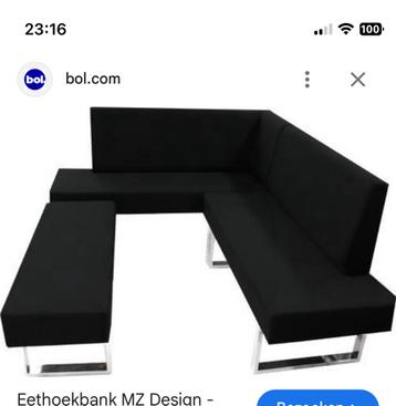 Eethoek bank met bankje en eettafel gratis vandaag ophalen!!