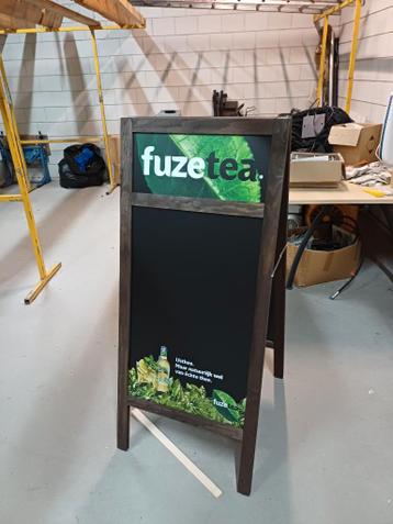 Fuze tea reclame krijtbord