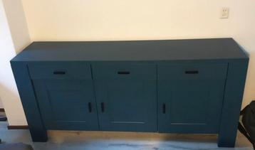 Houten dressoir kast geverfd 200x45x94 cm