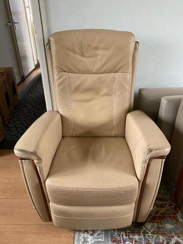 Relaxfauteuil soort donker Beige