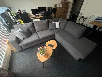 Grijze hoekbank - 255x225 cm