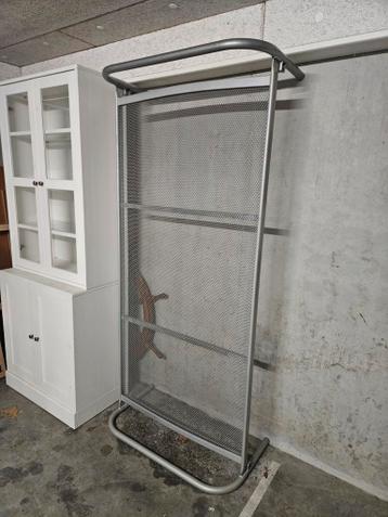 Metalen bed met matras 90x200