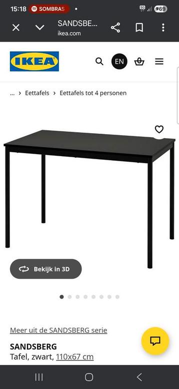 IKEA Sandsberg/Tarendo tafel - gratis af te halen