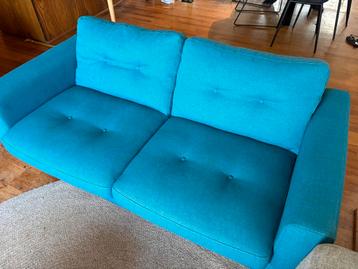 Gratis Petrol kleurige bank - nette staat!