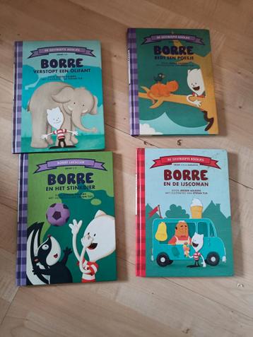 4 Borre Boekjes - Leuke Kinderboeken