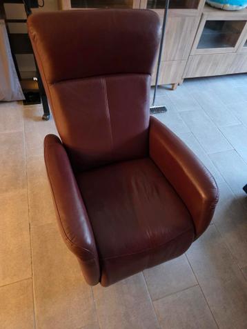 Gratis lederen fauteuil / stoel / ligstoel