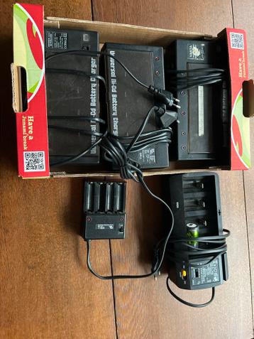 Diverse batterijopladers