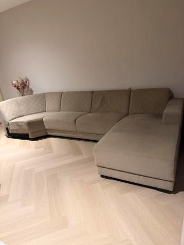 Hoekbank beige (gratis ophalen)