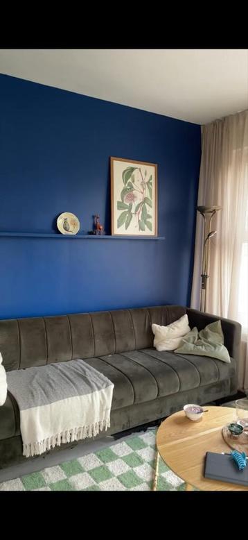 Groene 3-persoons bank