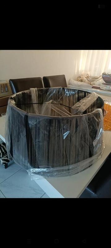 Mooie zwarte lampenkap gratis ophalen nieuw