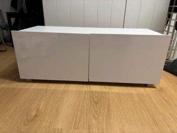 GRATIS- TV meubel hoogglans wit - 100cm