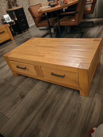 Licht Eiken Salontafel