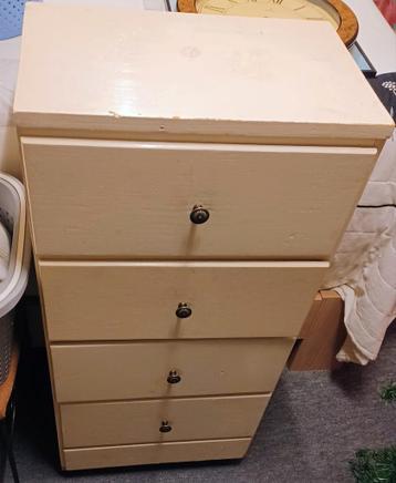 Witte Houten Ladenkast