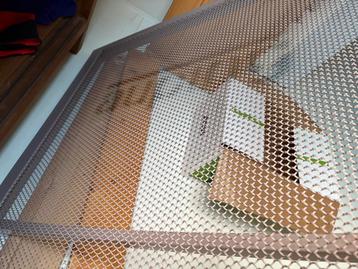 Houten bed 1persoons met auping spiraal bodem