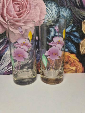 Glazen met Bloemenprint (gratis)
