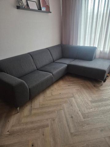 Hoekbank antraciet GRATIS