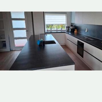 Gebruikt HPL Aanrechtblad met Wasbak