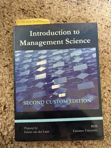 Introduction to management science