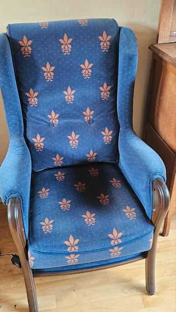 Elegant fauteuil met motief
