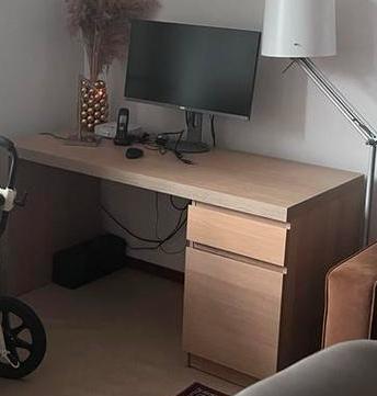 Malm IKEA Bureau beuken