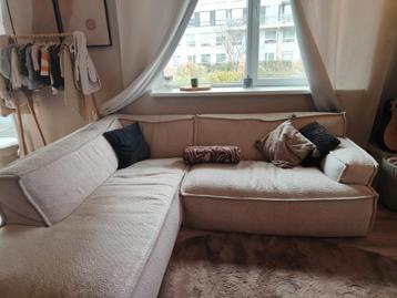 Hoekbank Zitmaxx Teddy Boucle