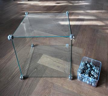 Glazen Vitrinekast - Zelf Op te Bouwen