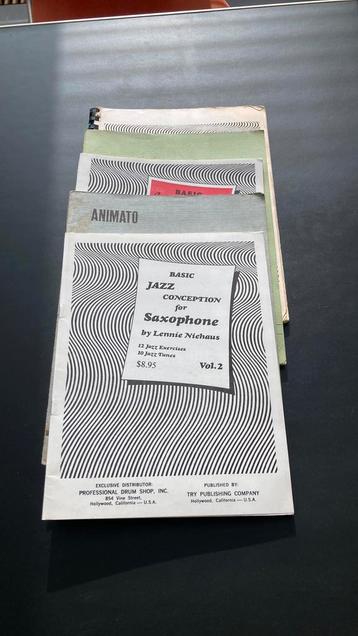 Saxofoon bladmuziek diverse