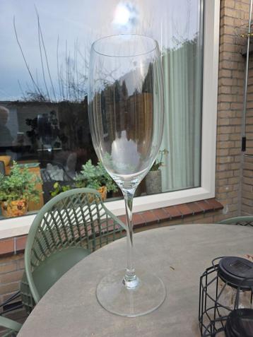 Decoratief wijnglas 66 cm hoog