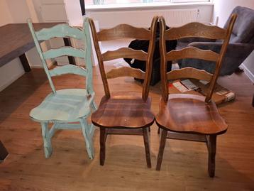 3 eetkamer stoelen