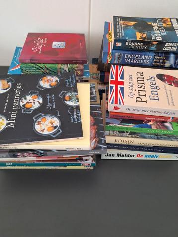 Boekenpakket diverse genres - Kookboeken, Romans etc