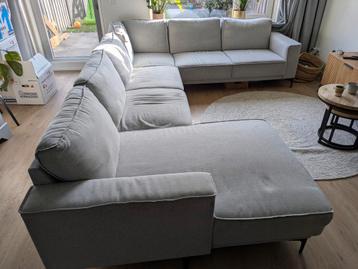 Grijze hoekbank te koop