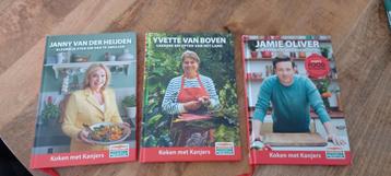 3 Kookboeken van Janny, Yvette en Jamie