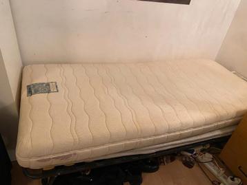 Metal single bed with mattress for free