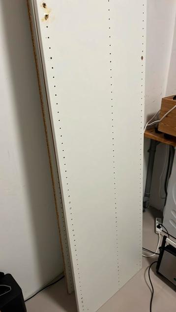 Pax kast, wit met hoogglans witte deuren