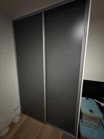 Antraciet inbouwkast panelen - 78.5x230 cm