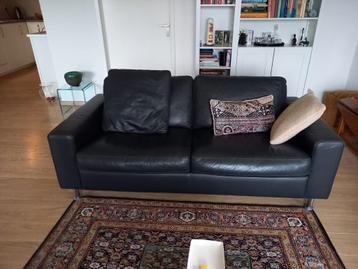 Leren bank 2-zits GRATIS OP TE HALEN