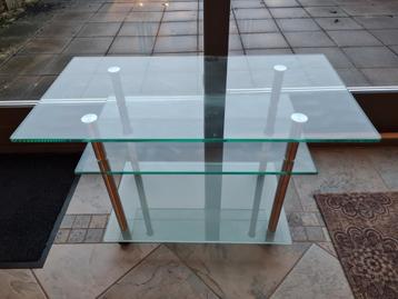 Glazen tv meubel