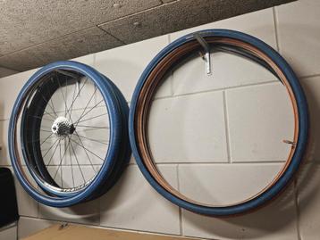 Fietsbanden Oranje of Blauw