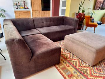 Comfortabele hoekbank met hocker - constructie goed!