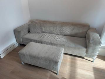 Mooie grijze bank 250x100 cm