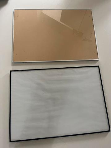 Twee fotolijsten 70x100  - Zilver en Zwart