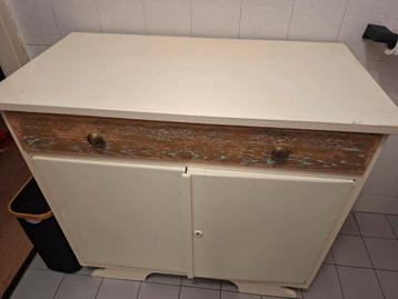 Vintage brocante commode kast