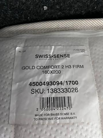 Gratis matras pocketveren 160x200, firm