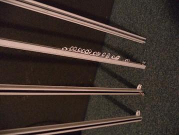 4 stuks Gordijnrails