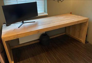 Steigerhouten Bureau - 200cm Breed